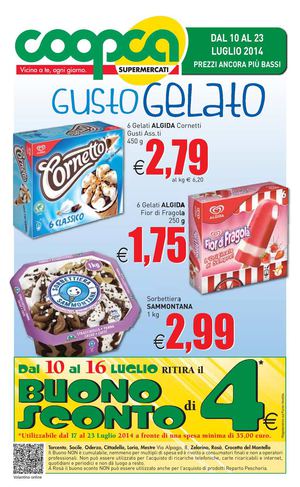 COOPCA, Buono sconto, 10-23 luglio 2014