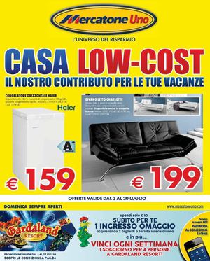 Volantino Mercatone Uno 3-20lug