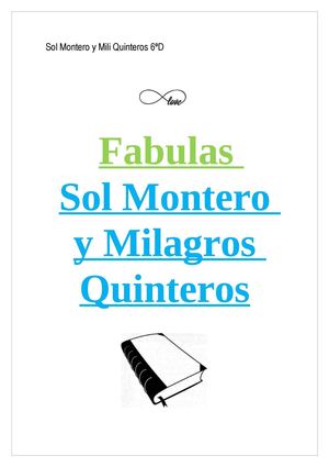 fabulas actuales