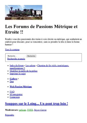 Voie ferrée au-dessus du Loing à Souppes