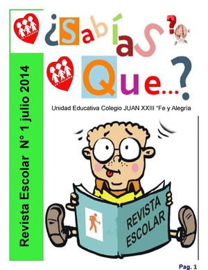 Revista Sabias qué? 6toB