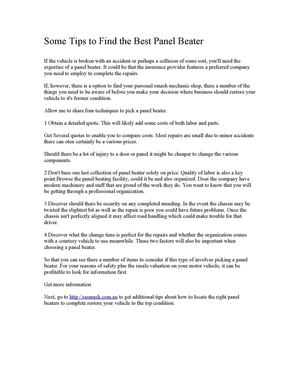 Panel Beaters Osborne Park