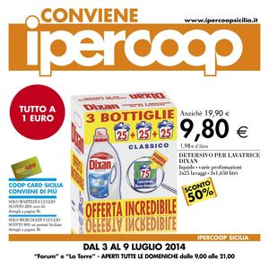Volantino Coop Sicilia 3-9 LUG