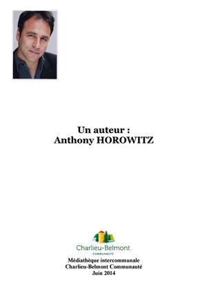 Bibliographie Anthony Horowitz