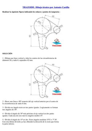 enlaces y tangencias ejercicios resueltos