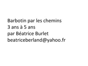 Barbotin par les chemins