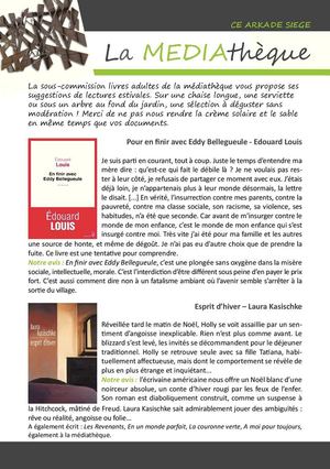 Qu'est ce que tu lis pour les vacances ?