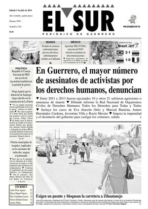 Impreso 7 de julio de 2014