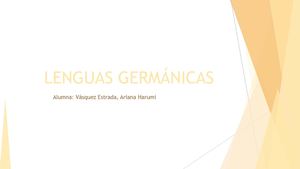 Lenguas Germánicas