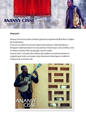 Anansy Cissé BIOGRAPHIE