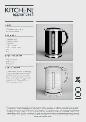CGAXIS Vol.10 Kitchen Appliances
