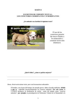 elementos de la cohesion textual 