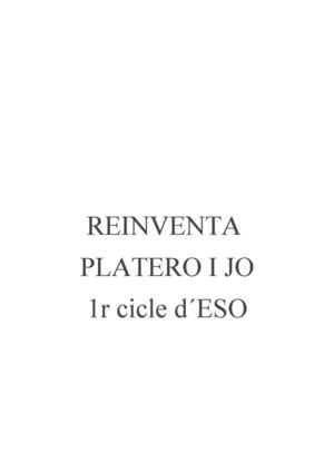 REINVENTA PLATERO I JO