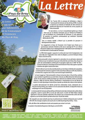 Lettre d'information aux habitants n°28