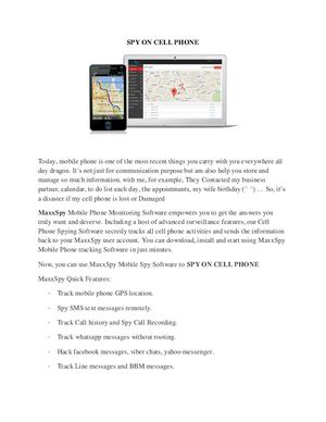 SPY ON CELL PHONE
