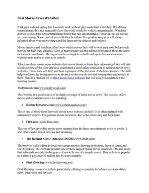 Best Movie News Websites