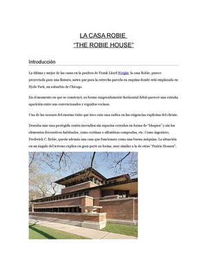 Casa Robie - Lloyd Wrigth 