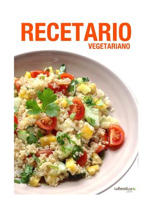 Recetario vegetariano La Revolica