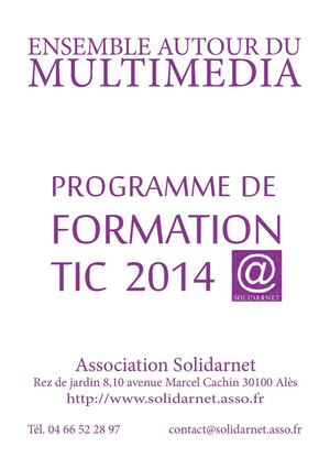 programme FORMATION Solidarnet