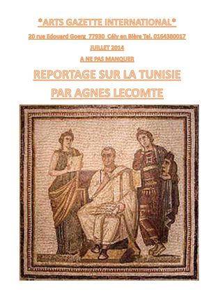 arts gazette internationalN°special TUNISIE
