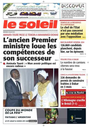 Edition du 9Juillet 2014