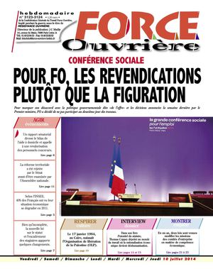 Force Ouvrière hebdomadaire n°3123-3124