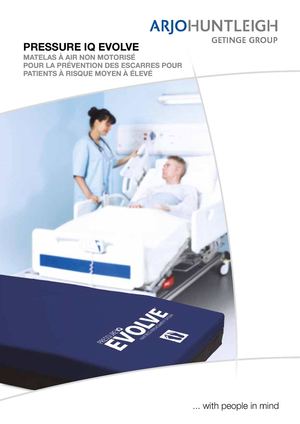 Brochure matelas prévention escarre Evolve ArjoHuntleigh 4p