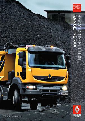 Renault-Trucks Kerax heavy construction range EN 2014