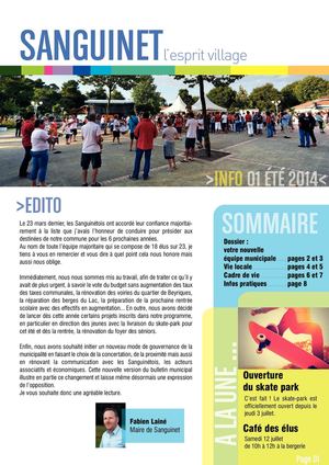 Sanguinet l'Esprit Village - été 2014