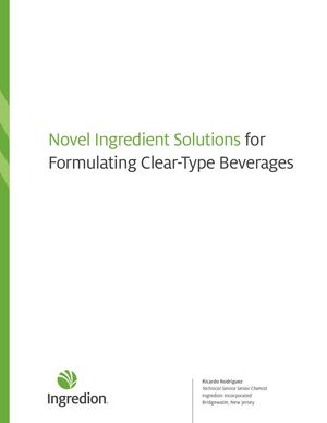 Formulating Clear Type Beverage Q-NATURALE® White Paper 