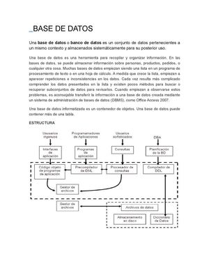 BASE DE DATOS ACCESS