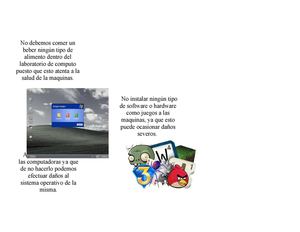 reglas de uso del salon de informatica