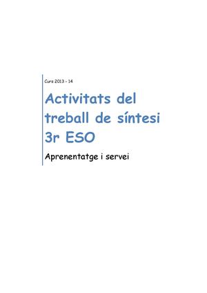 Treball síntesi 3r