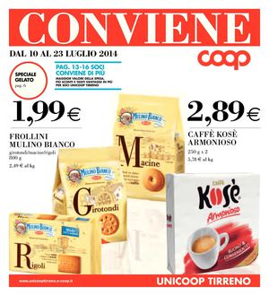 Volantino Coop Campania 10-23 luglio