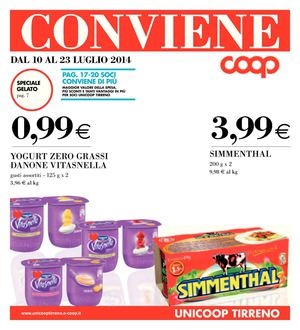 Volantino Coop Lazio 10-23 luglio