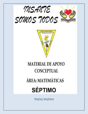 MATEMÁTICAS GRADO SÉPTIMO 