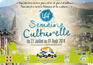 Semaine culturelle d'Aussois - Programme de la 44ème édition