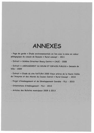  Les Annexes