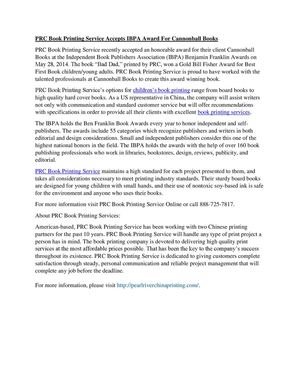 PRC Book Printing Service Children's Book Printing