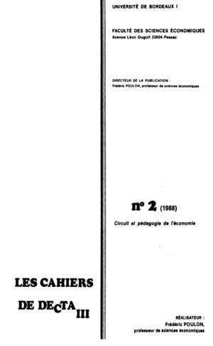 DECTA III - Cahier nº2 : Circuit