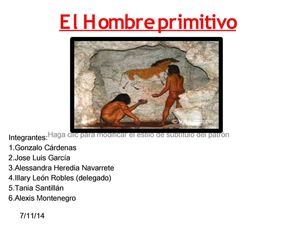 hombre primitivo