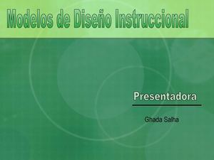 diseño instruccional