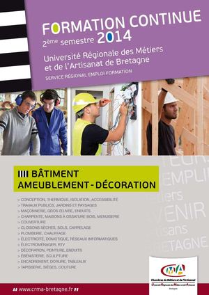 CRMA-Métiers du bois et du bâtiment-2e sem - 2014