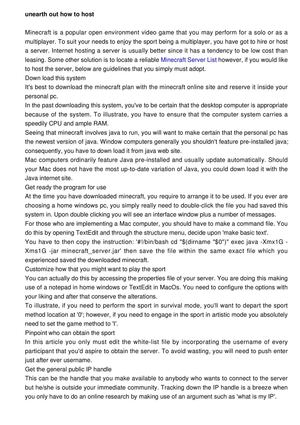 Track down out how one can host a Minecraft server