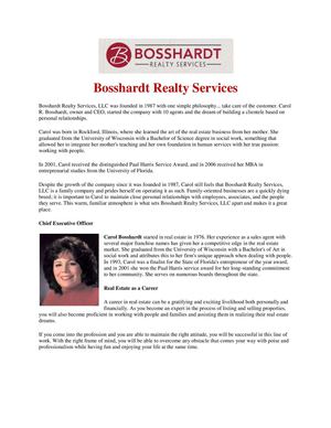Bosshardt Realty Services