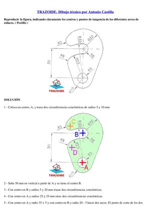 laminas de enlaces y tangencias de figuras