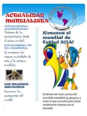 Actualidad mundialista