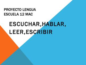 Proyecto lengua 12
