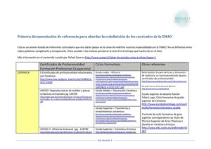 Documentación de referenci para la redefinición de los curriculos de la EMAO