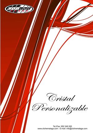 CATÁLOGO CRISTAL PERSONALIZABLE - CLICHÉ MÁLAGA